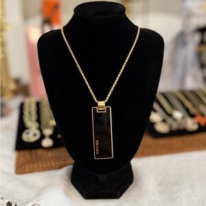 Upcycled Prada Necklace